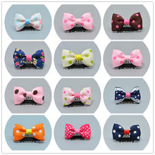 Load image into Gallery viewer, Small Dog Hair Bows Clip Cat Hair Clips Pet Hair Clips Butterfly Hair Barrette Cute Dog Kitten Puppy Bow Hairpins Hairband Pet
