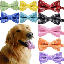 Load image into Gallery viewer, Fashion Cute Dog Puppy Cat Kitten Pet Toy Kid Bow Tie Necktie Clothes Adjustable Mascotas Perro Pet Supplies Polyester 5*10cm
